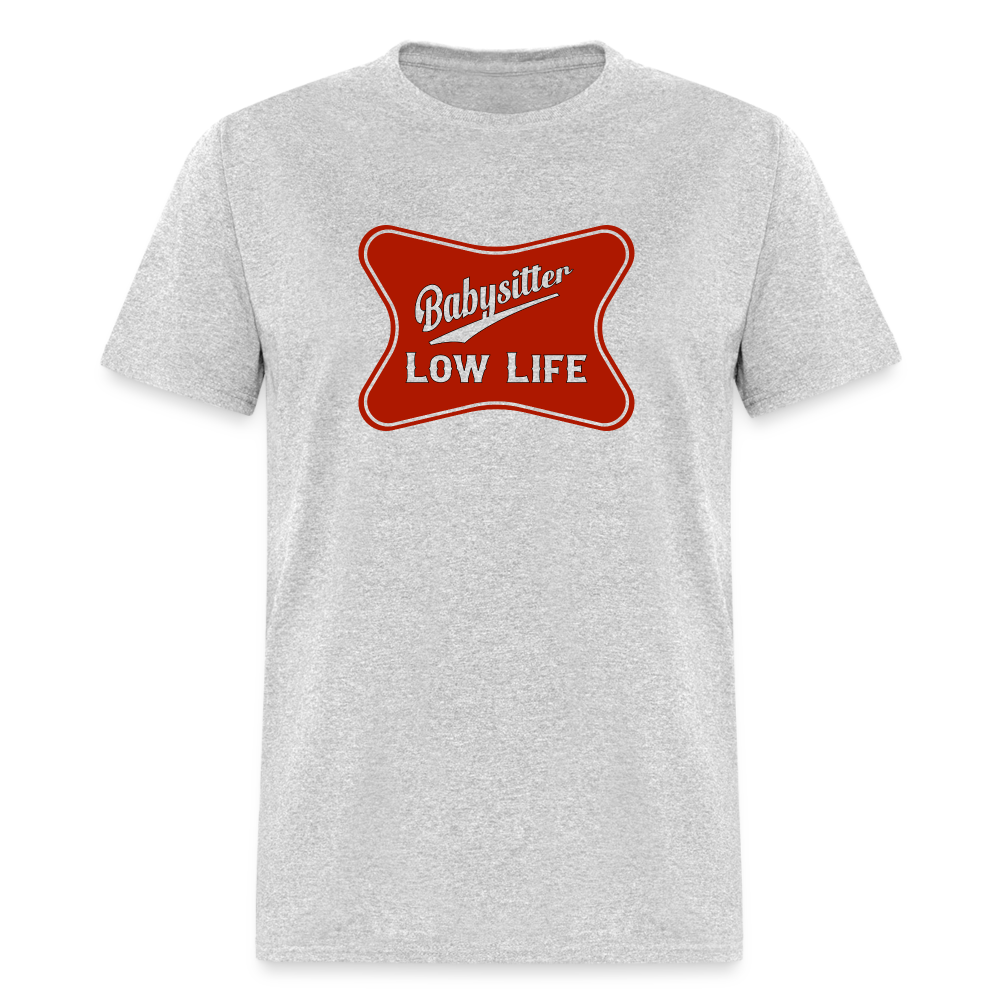 Babysitter - Red - (Unisex) Classic T-Shirt - heather gray