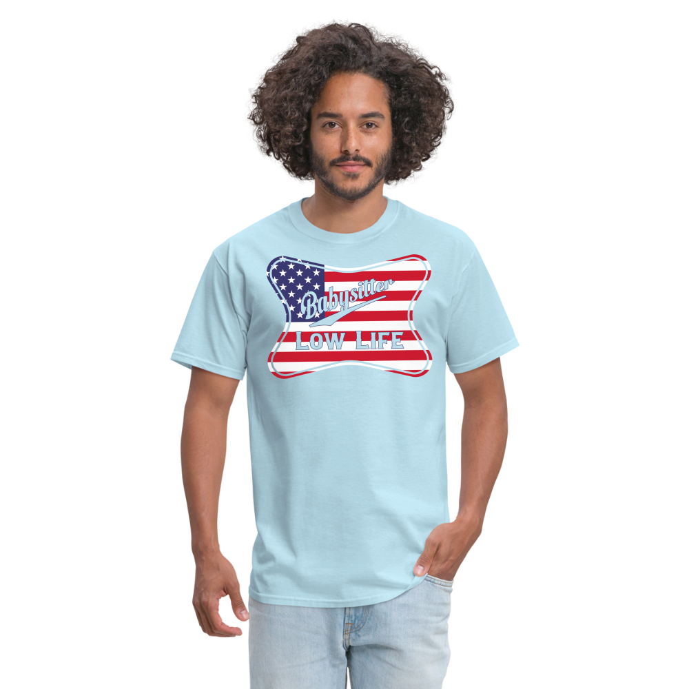 Babysitter - Flag - (Unisex) Classic T-Shirt - powder blue
