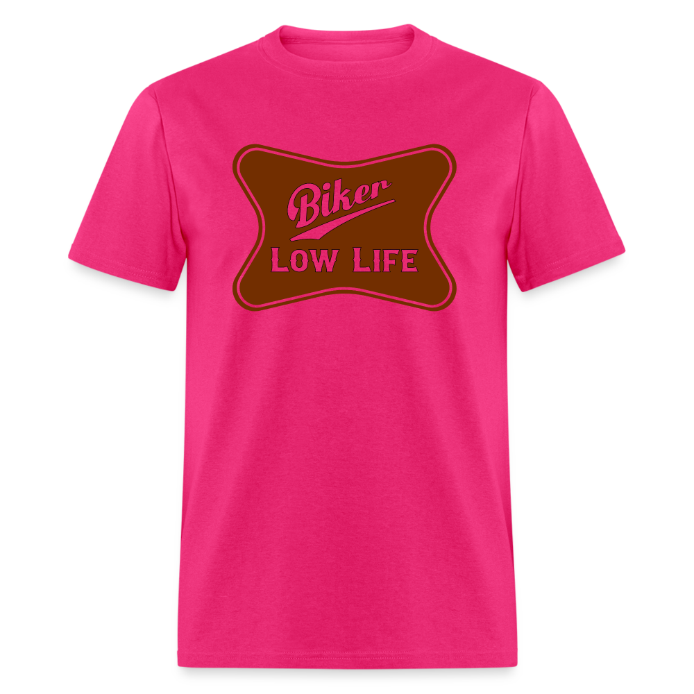 Biker - brown - unisex classic t-shirt - fuchsia