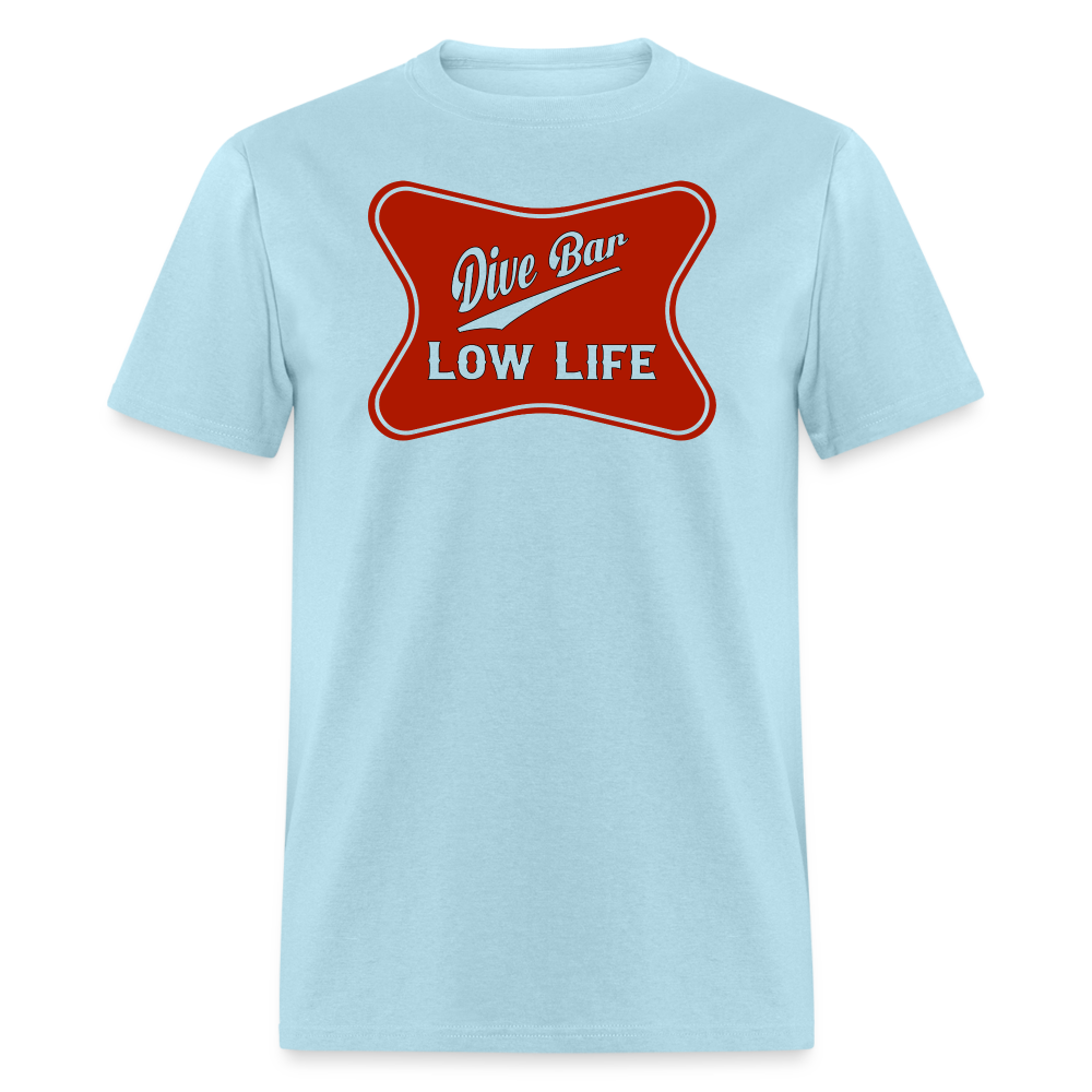 Dive Bar - Red - Unisex Classic T-Shirt - powder blue