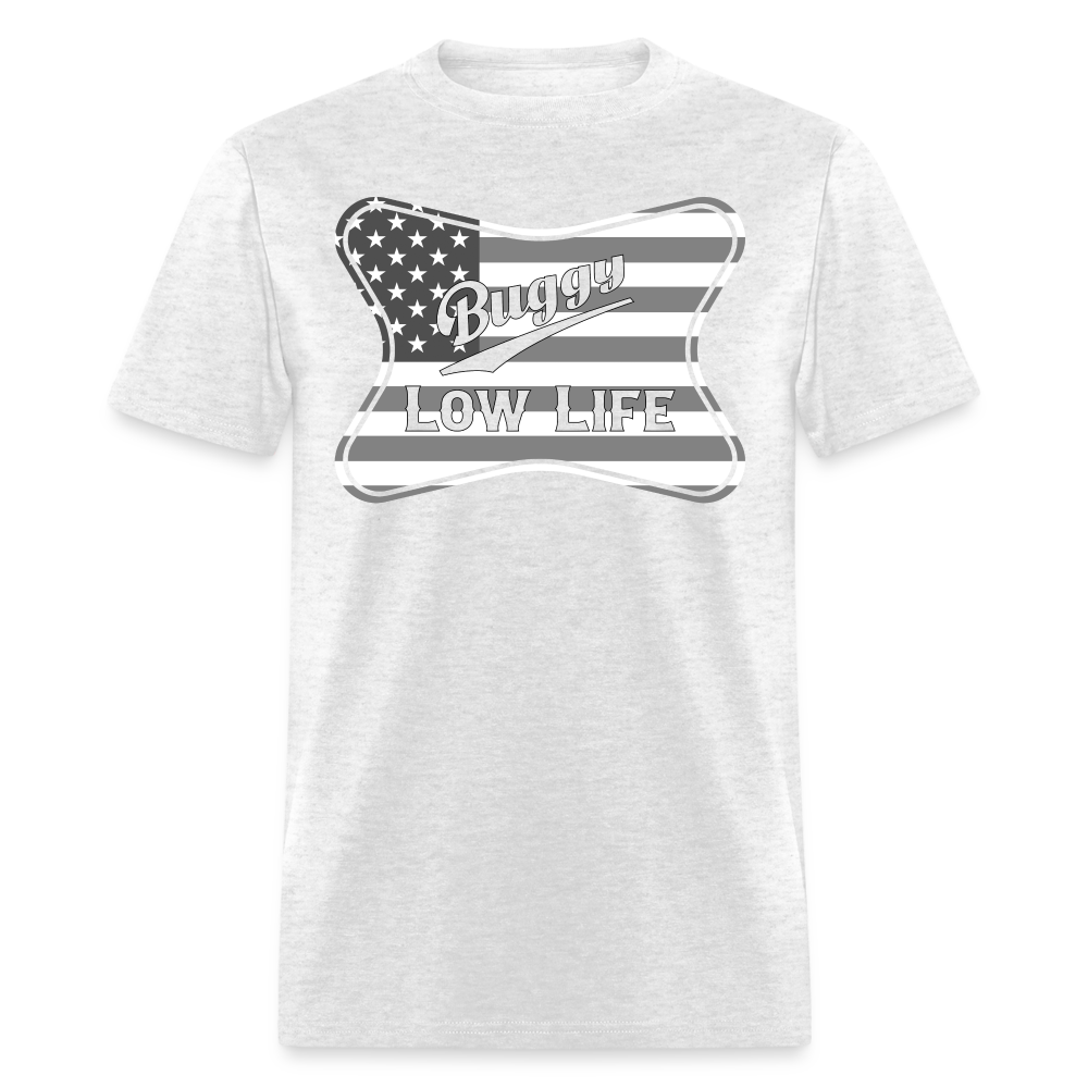 Buggy - Gray & White Patriotic - Unisex Classic T-Shirt - light heather gray