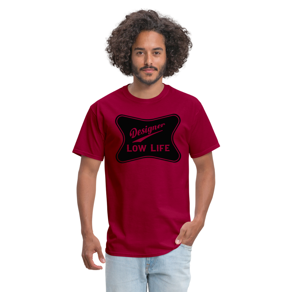 Designer - black - Unisex Classic T-Shirt - dark red