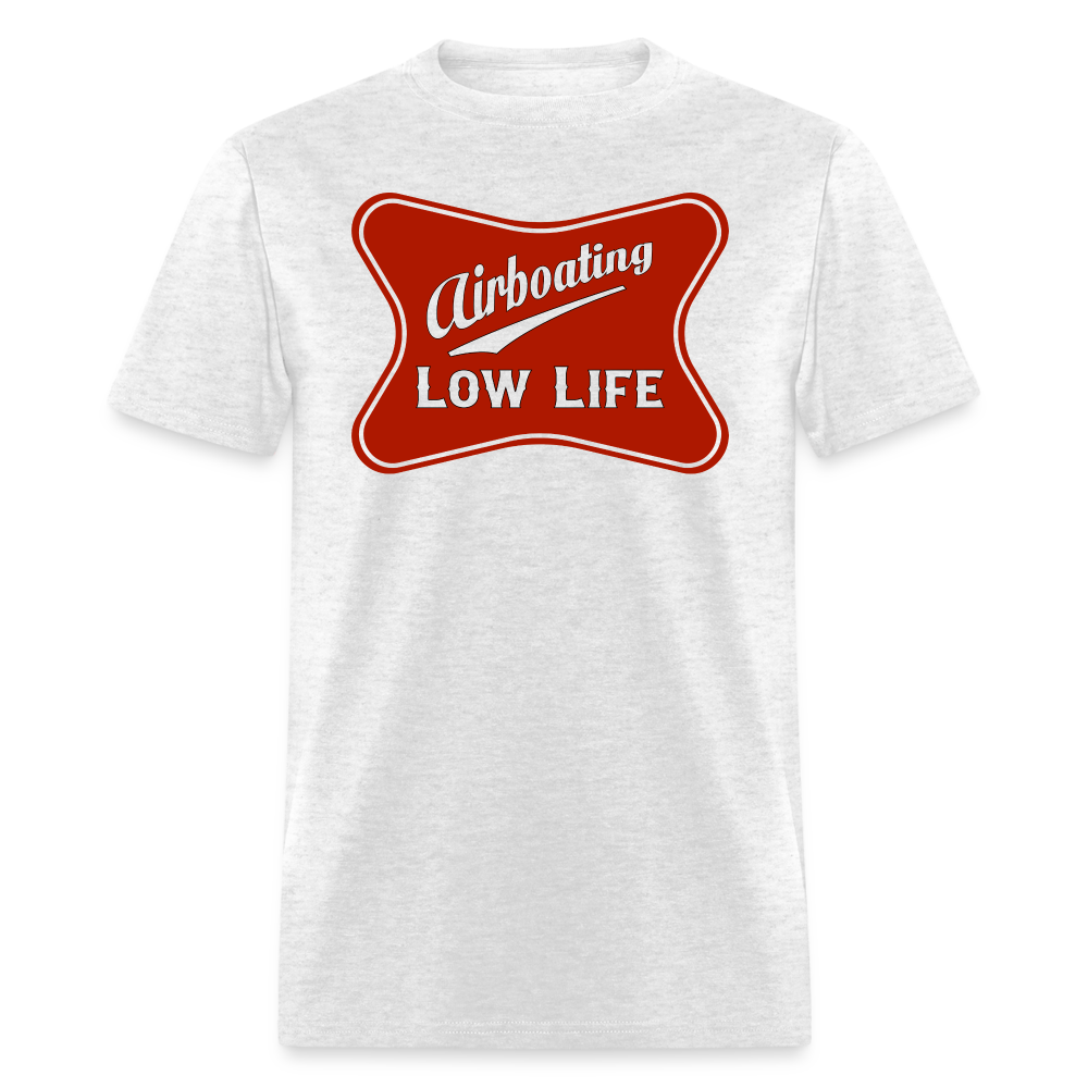 Airboating - Red -  (Unisex) Classic T-Shirt - light heather gray