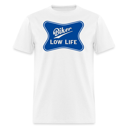 Biker - Blue - Unisex Classic T-Shirt - white