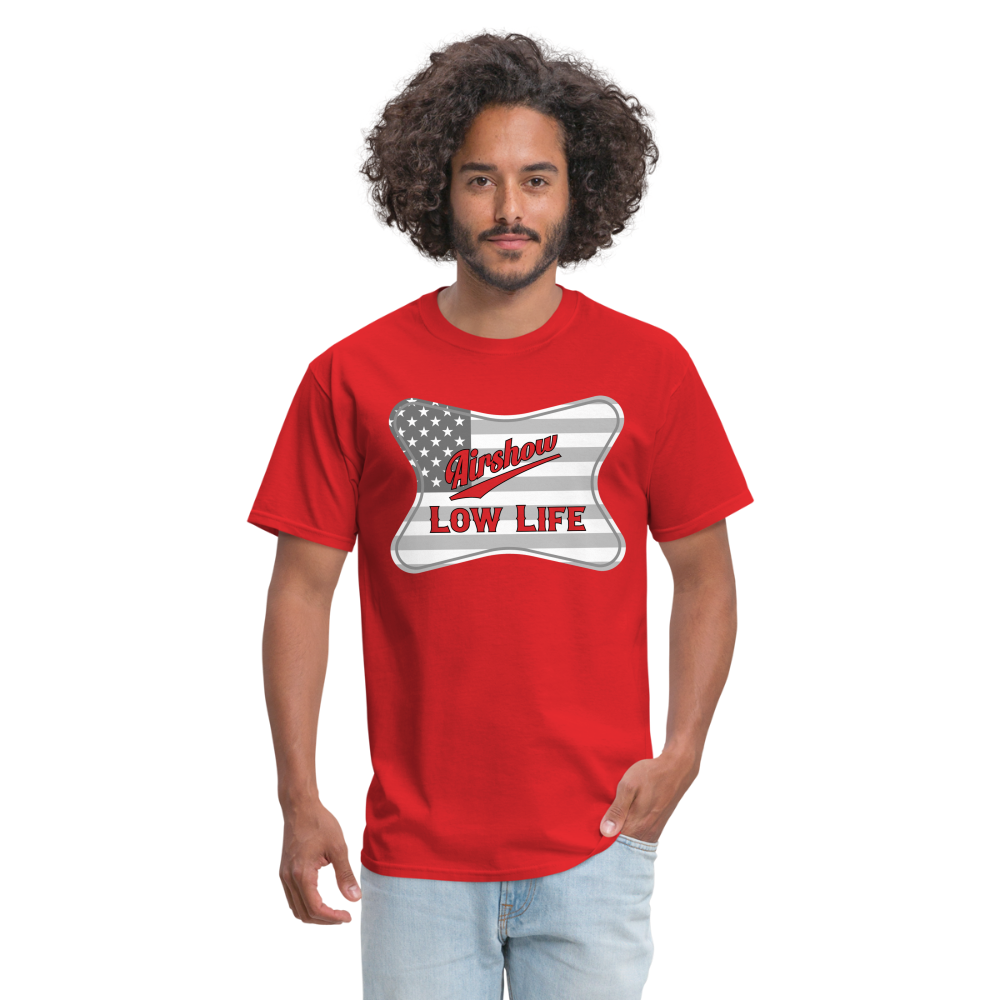 Airshow - American flag - Unisex Classic T-Shirt - red