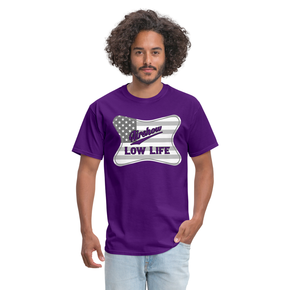 Airshow - American flag - Unisex Classic T-Shirt - purple