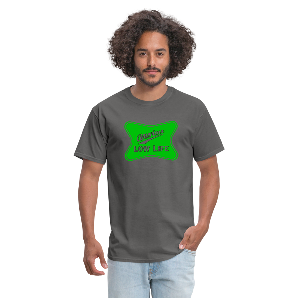 American - Green - (Unisex) Classic T-Shirt - charcoal