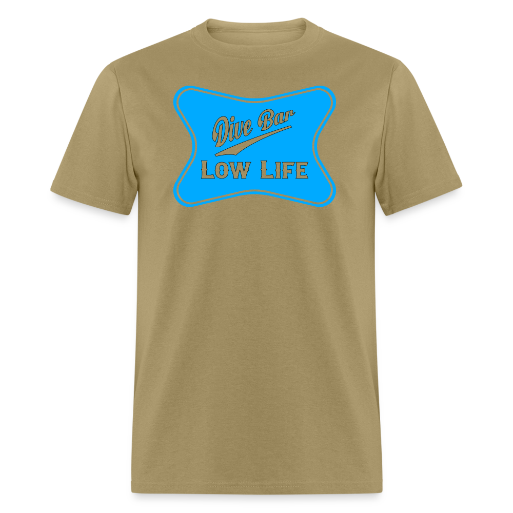 Dive Bar - Light Blue - Unisex Classic T-Shirt - khaki