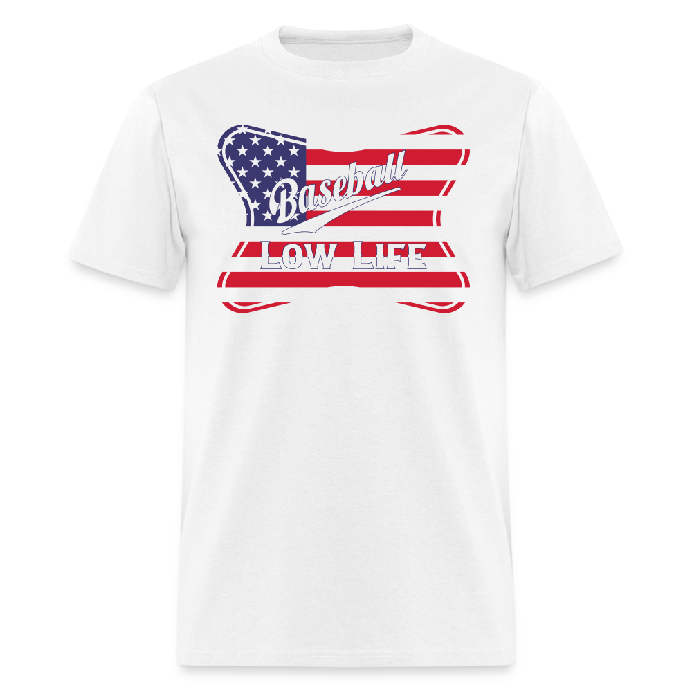 Baseball - Patriotic - Unisex Classic T-Shirt - white