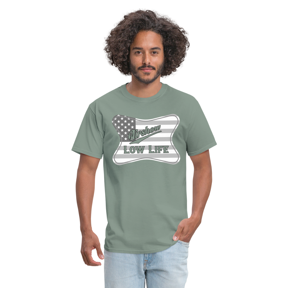 Airshow - American flag - Unisex Classic T-Shirt - sage