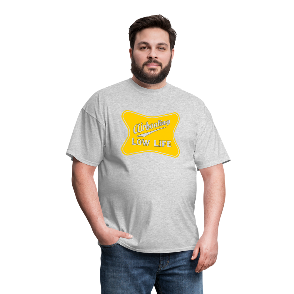 Airboating - Yellow - (Unisex) Classic T-Shirt - heather gray