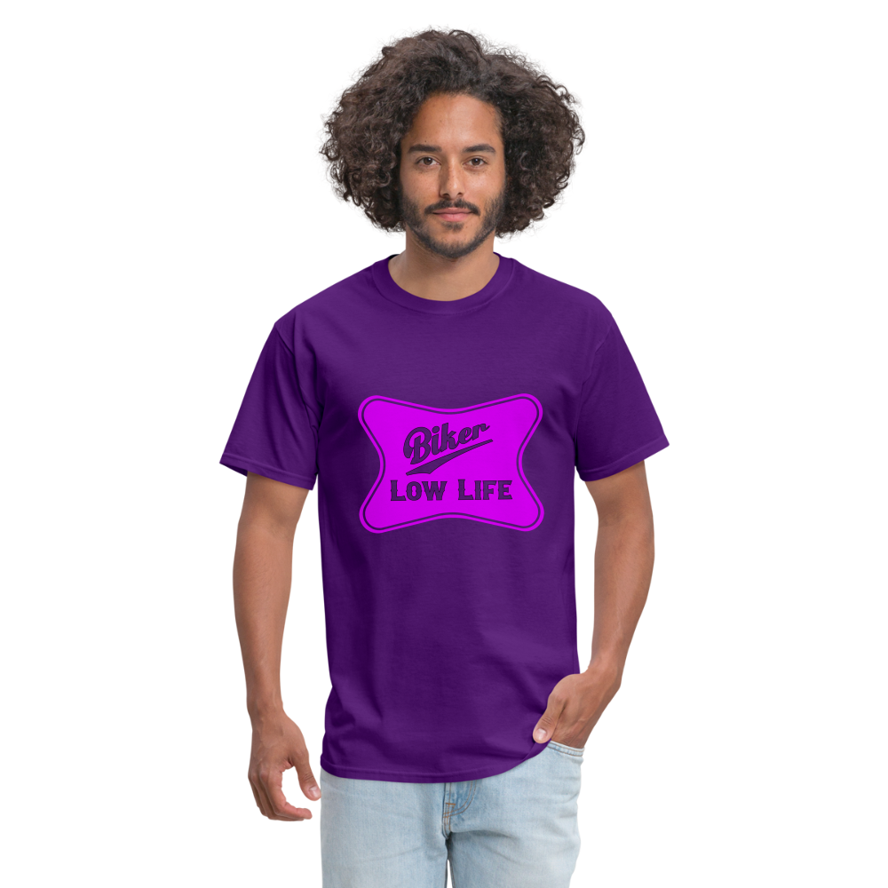 Biker - light purple -  Unisex Classic T-Shirt - purple