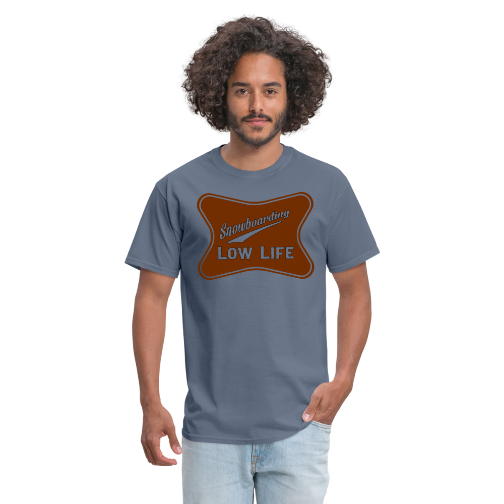 Snowboarding - Brown - Unisex Classic T-Shirt - denim