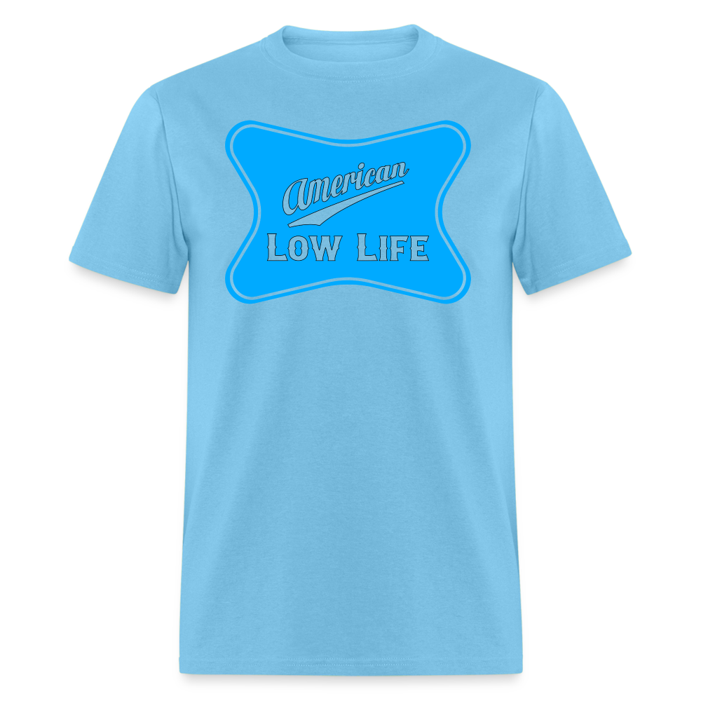 American - Light Blue - (Unisex) Classic T-Shirt - aquatic blue