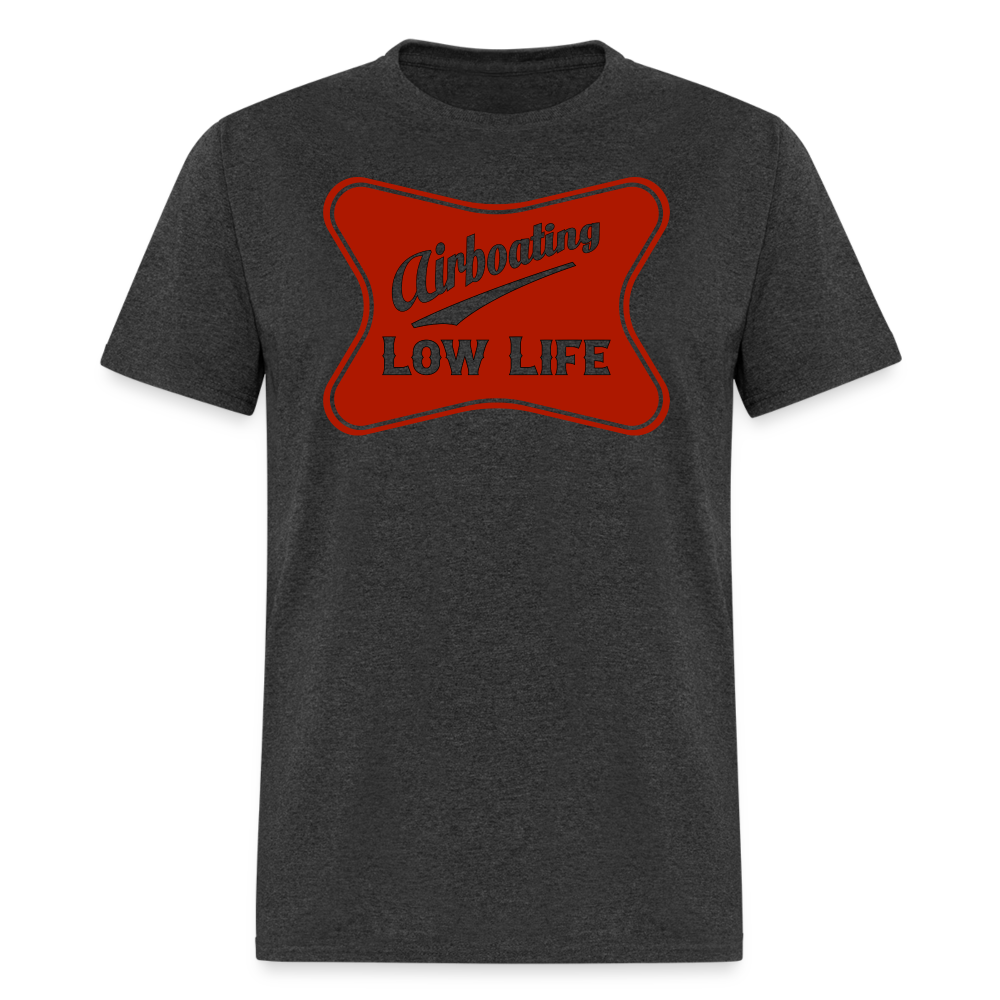 Airboating - Red -  (Unisex) Classic T-Shirt - heather black