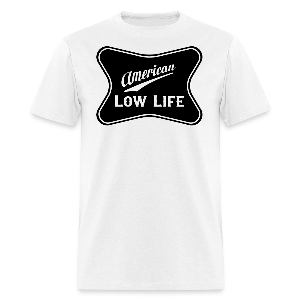 American - Black - (Unisex) Classic T-Shirt - white