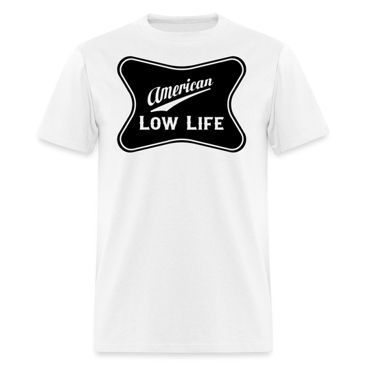American - Black - (Unisex) Classic T-Shirt - white