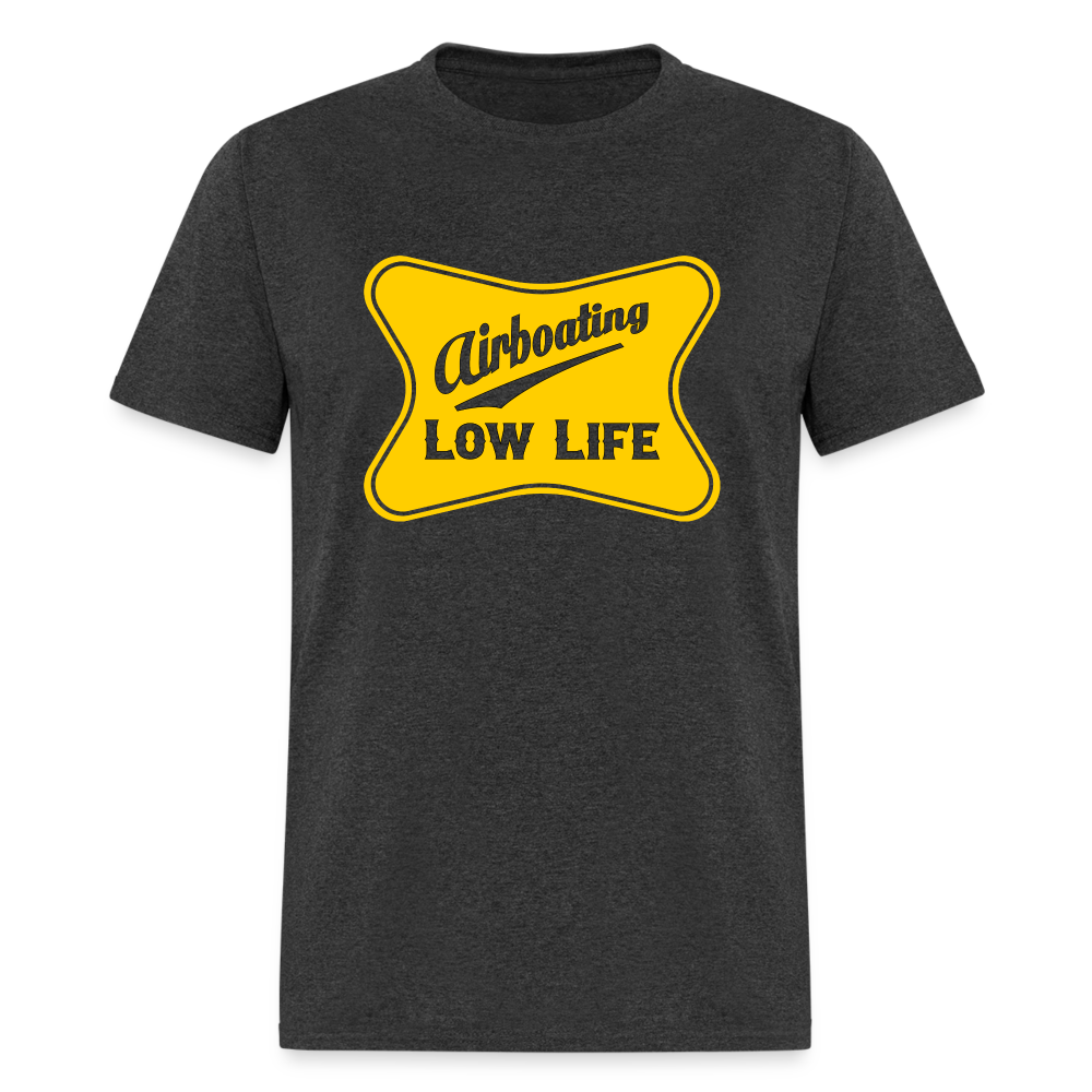 Airboating - Yellow - (Unisex) Classic T-Shirt - heather black