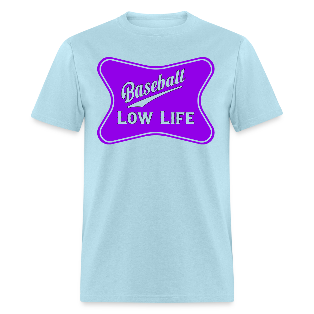 Baseball - Purple - Unisex Classic T-Shirt - powder blue