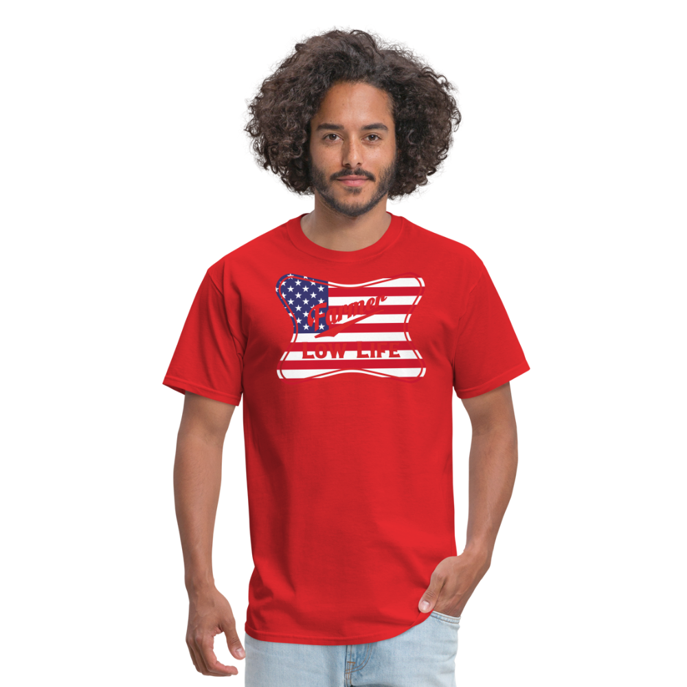 Farmer - Patriotic - Unisex Classic T-Shirt - red