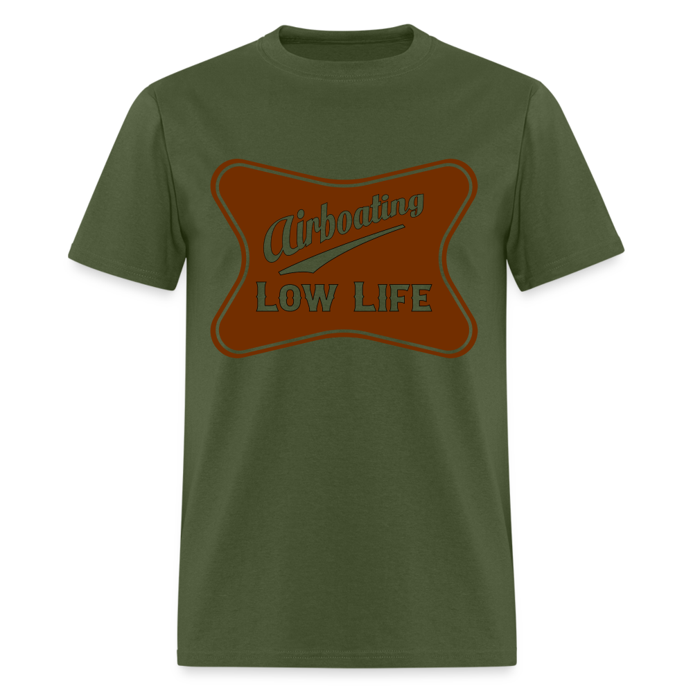 Airboating - Brown - (Unisex) Classic T-Shirt - military green