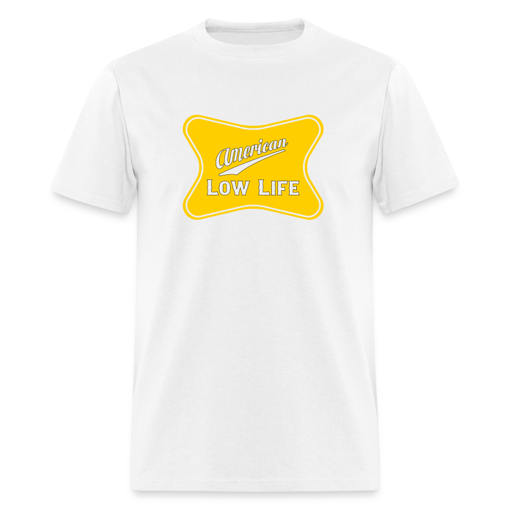 American - Yellow - (Unisex) Classic T-Shirt - white