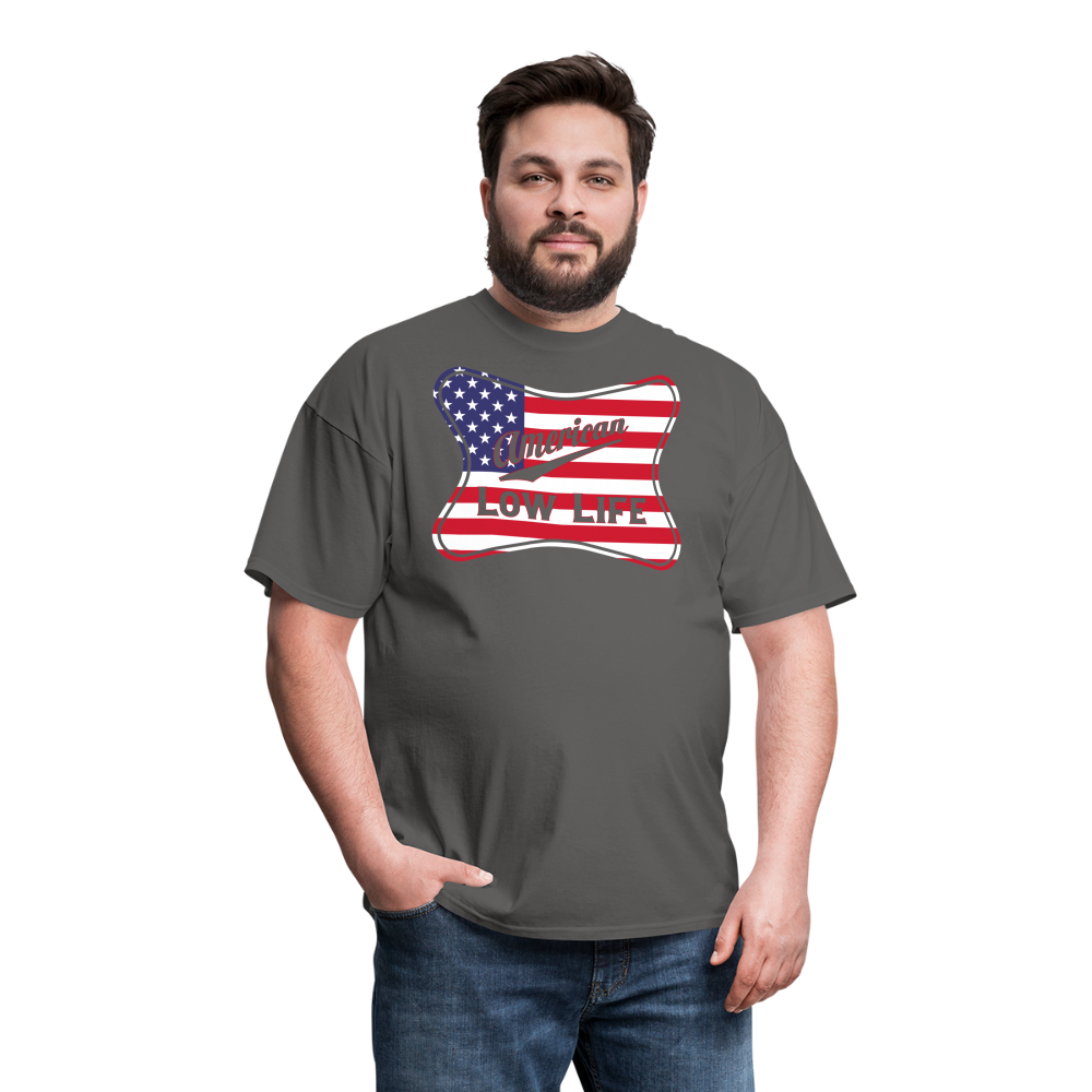 American - Flag - (Unisex) Classic T-Shirt - charcoal
