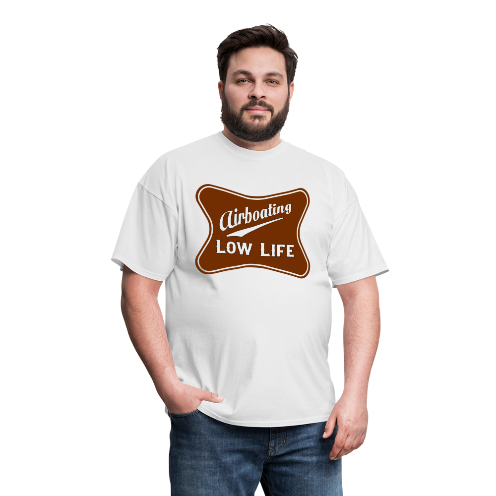 Airboating - Brown - (Unisex) Classic T-Shirt - white