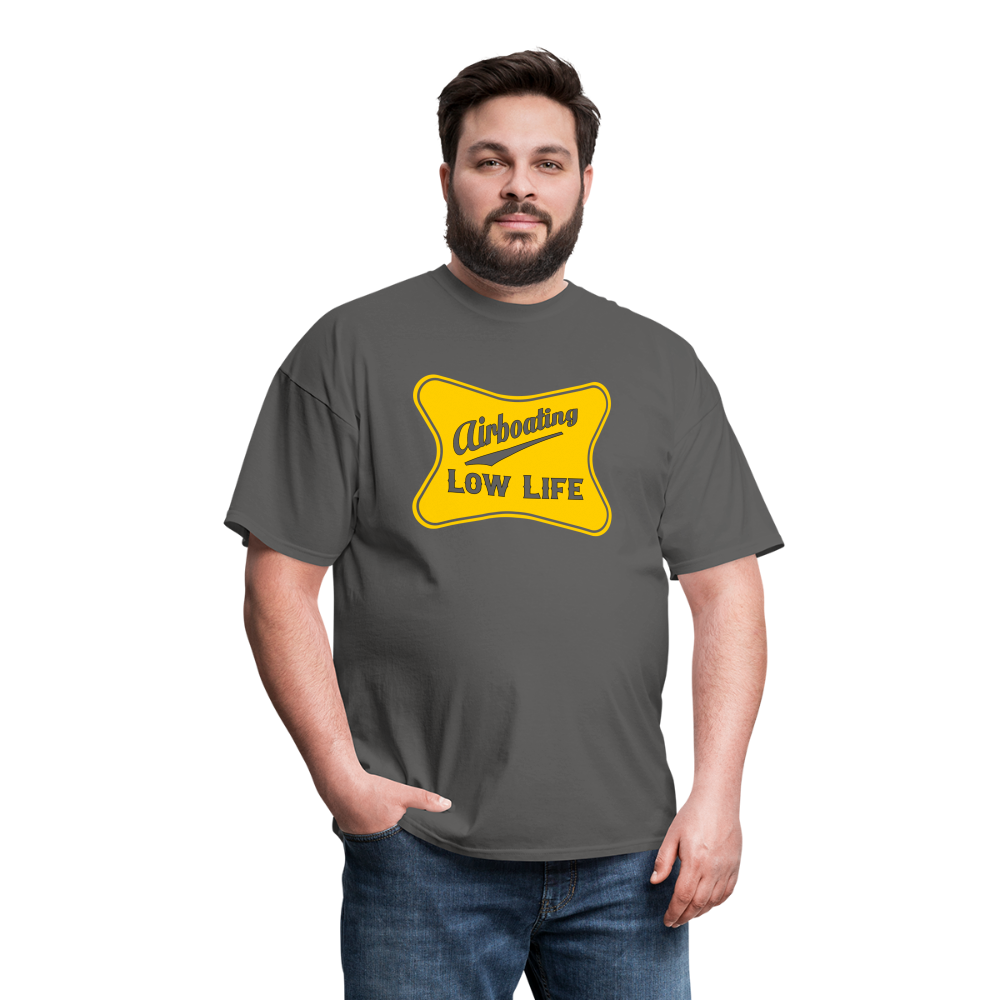 Airboating - Yellow - (Unisex) Classic T-Shirt - charcoal