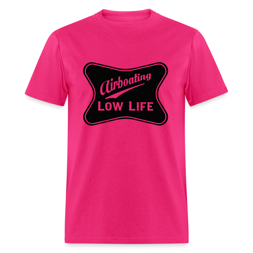 Airboating - Black - Unisex Classic T-Shirt - fuchsia