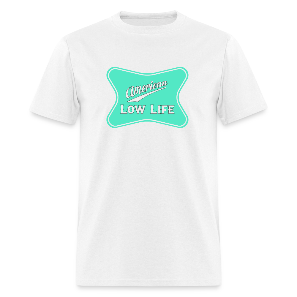 American - Teal - (Unisex) Classic T-Shirt - white