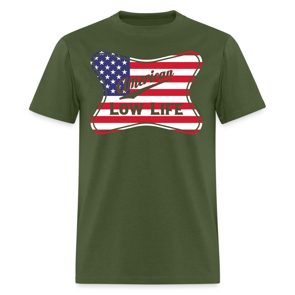 American - Flag - (Unisex) Classic T-Shirt - military green