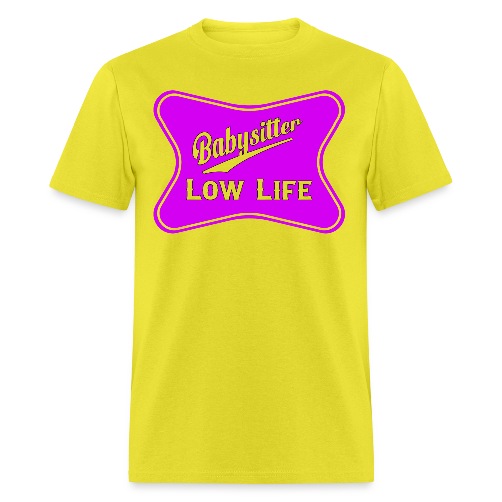 Babysitter - Purple - Unisex Classic T-Shirt - yellow