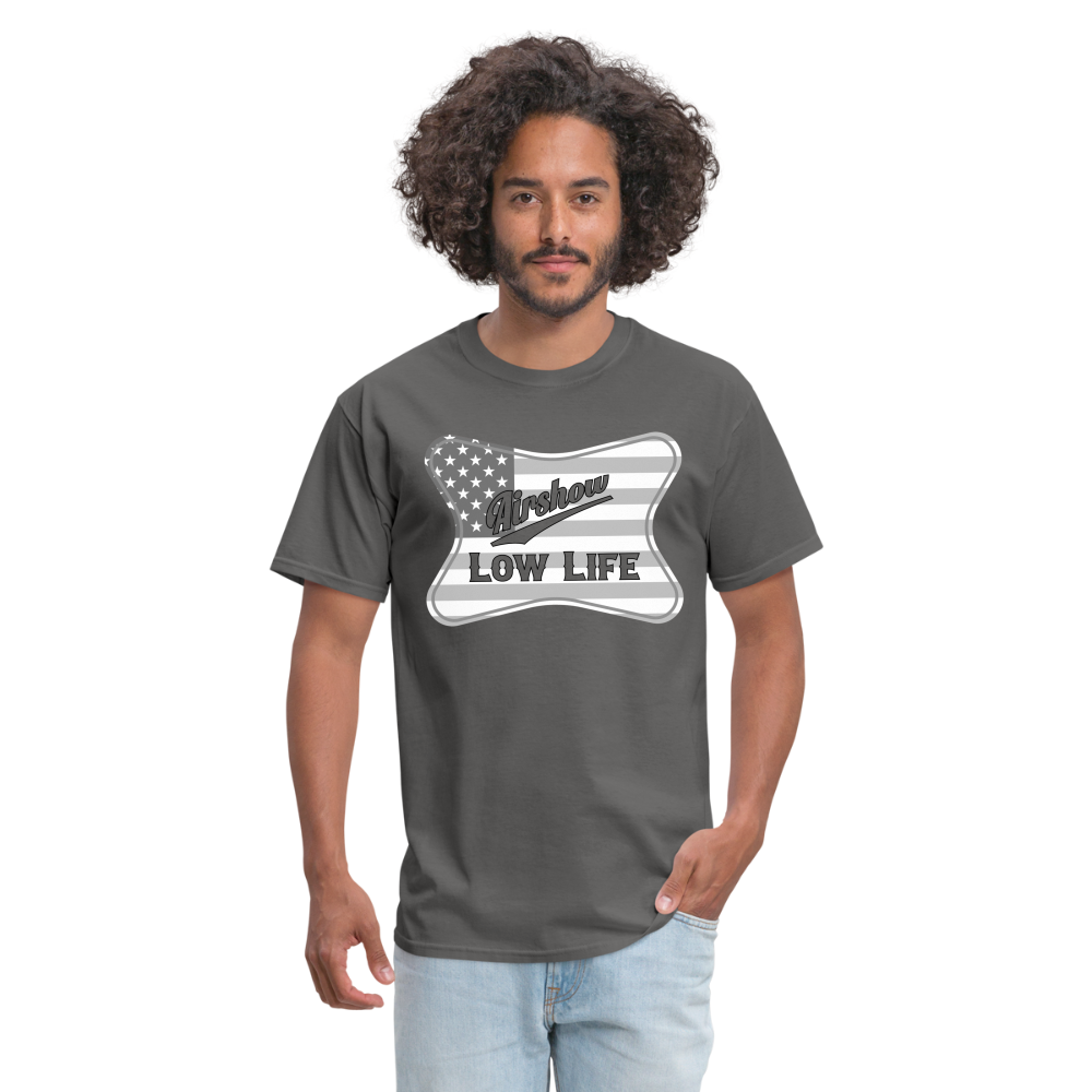 Airshow - American flag - Unisex Classic T-Shirt - charcoal