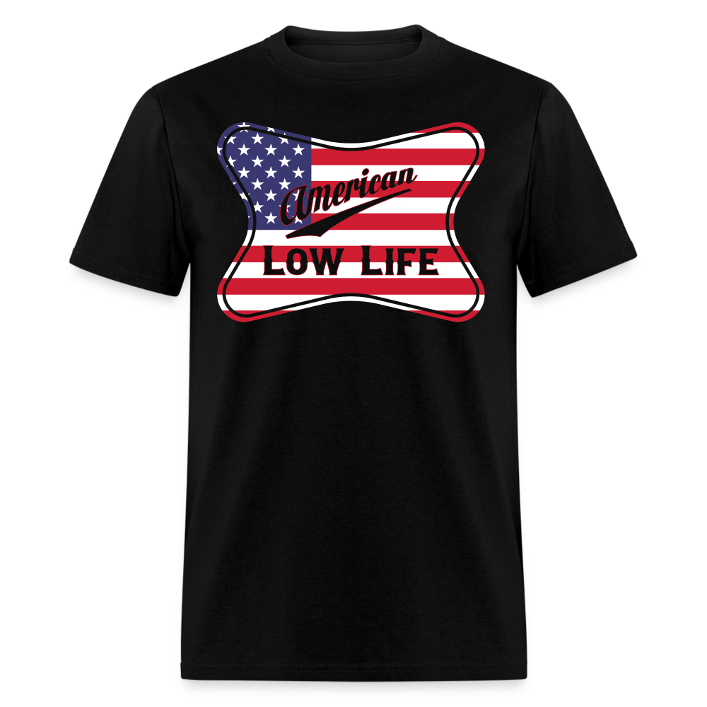 American - Flag - (Unisex) Classic T-Shirt - black