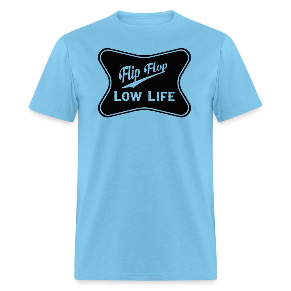 Flip Flop - Black - Unisex Classic T-Shirt - aquatic blue