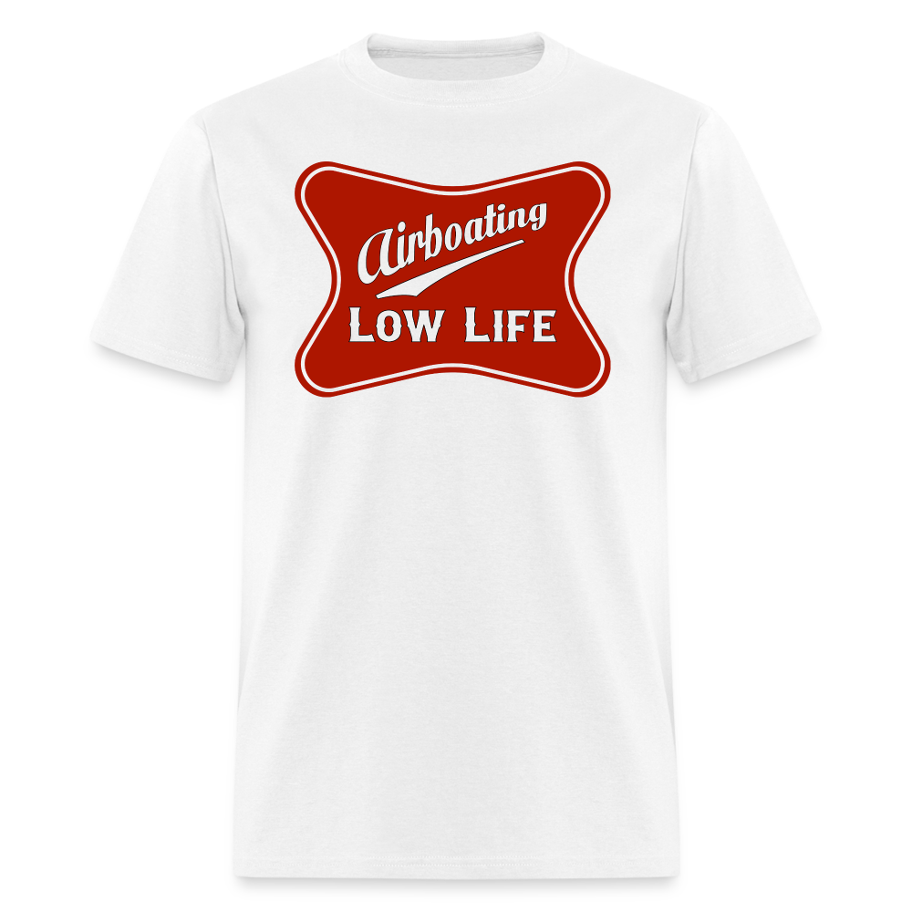 Airboating - Red -  (Unisex) Classic T-Shirt - white