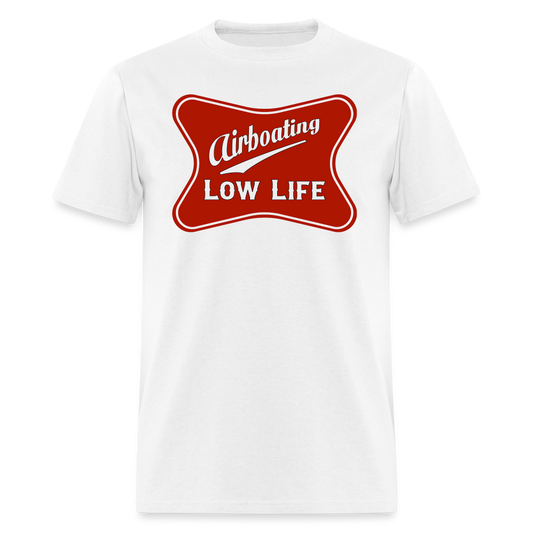 Airboating - Red -  (Unisex) Classic T-Shirt - white