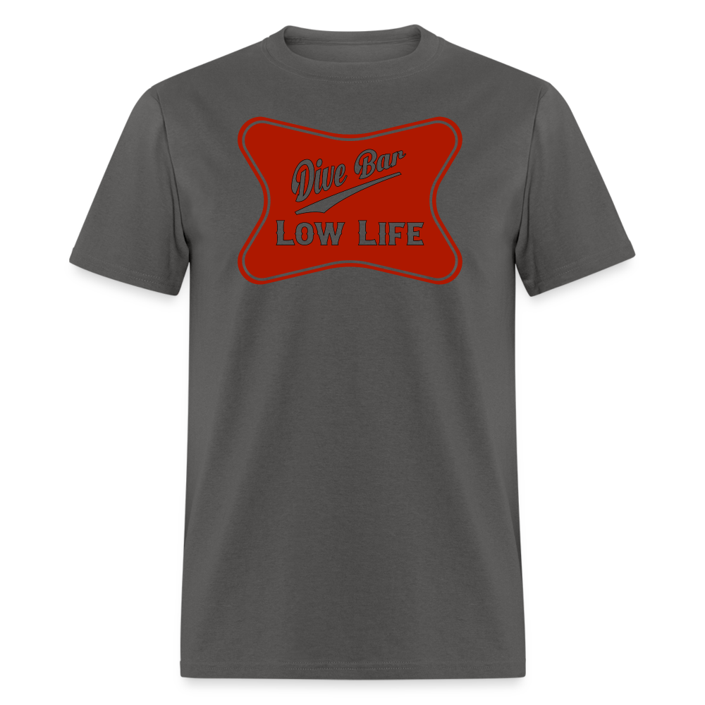 Dive Bar - Red - Unisex Classic T-Shirt - charcoal