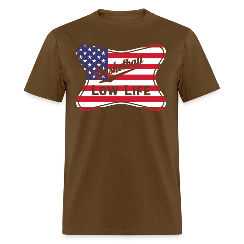 Basketball - Patriotic - Unisex Classic T-Shirt - brown