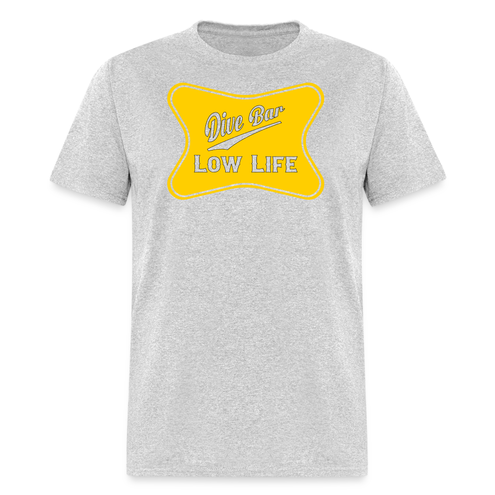 Dive Bar - Yellow - Unisex Classic T-Shirt - heather gray