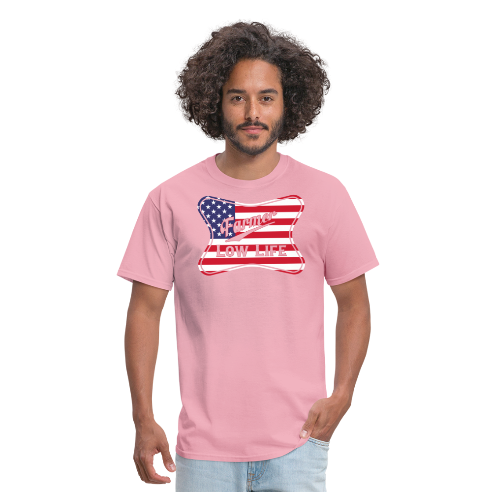 Farmer - Patriotic - Unisex Classic T-Shirt - pink