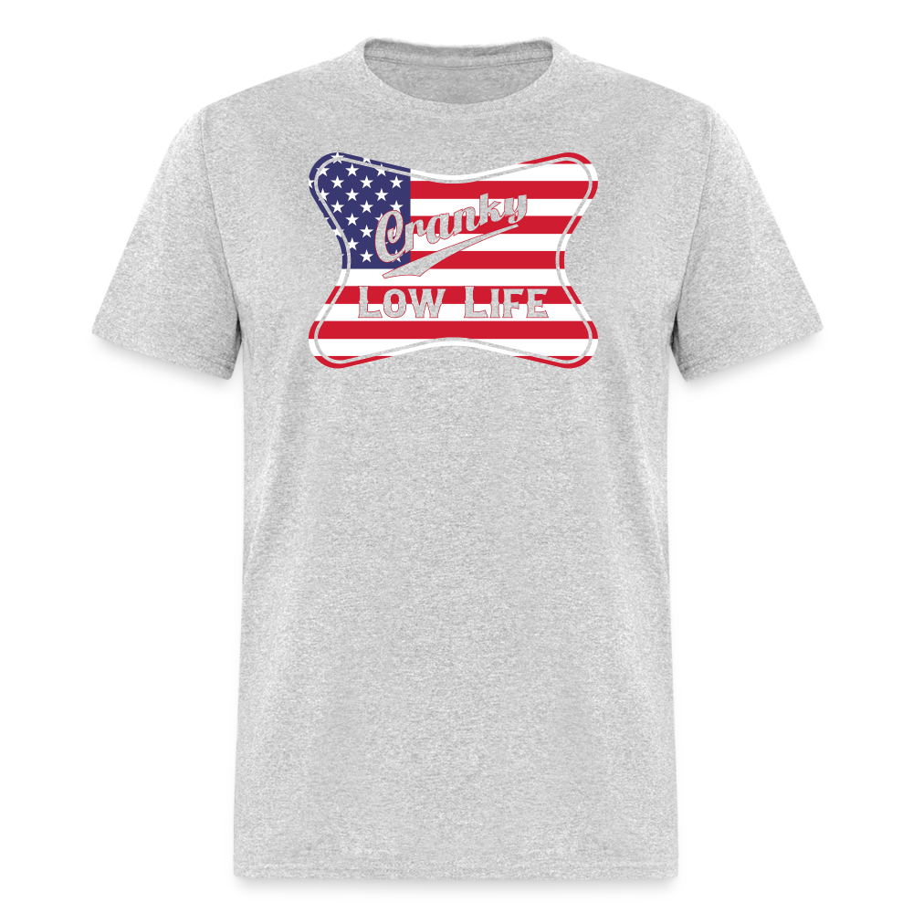 Cranky - Patriotic - Unisex Classic T-Shirt - heather gray