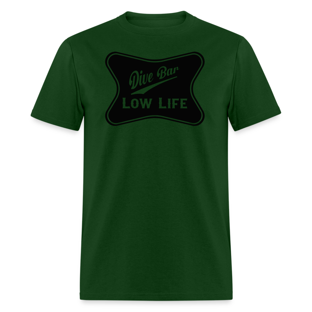 Dive Bar - Black - Unisex Classic T-Shirt - forest green