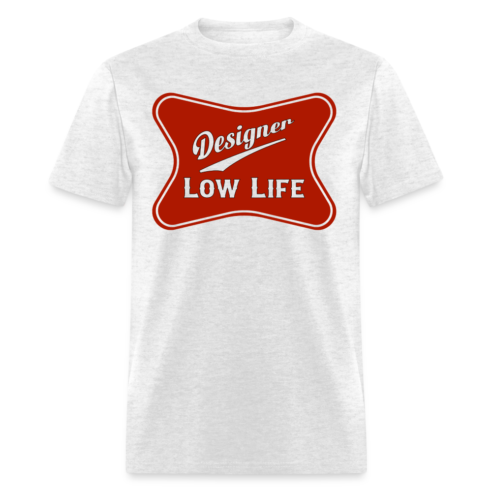 Designer -burgundy-Unisex Classic T-Shirt - light heather gray