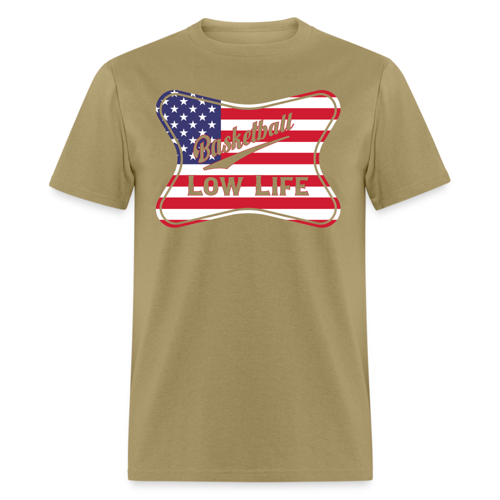 Basketball - Patriotic - Unisex Classic T-Shirt - khaki