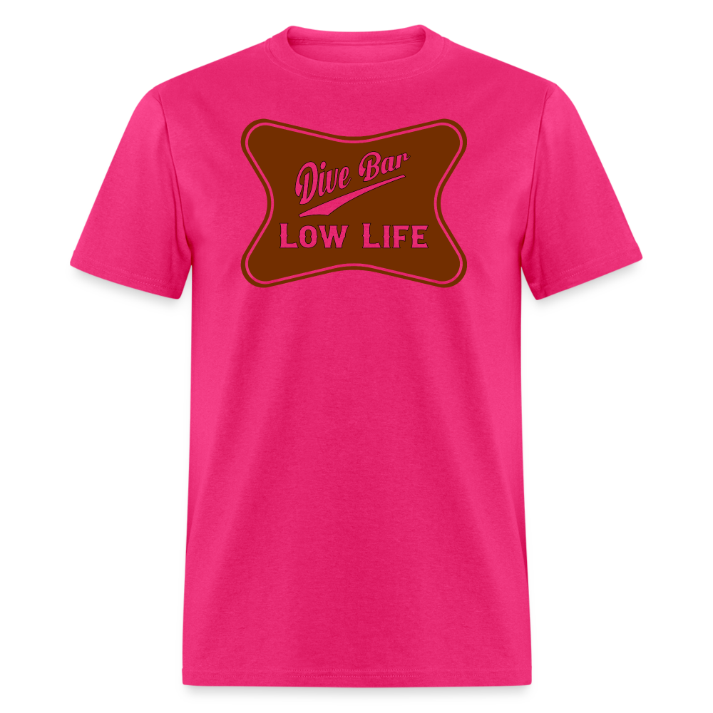 Dive Bar - Brown - Unisex Classic T-Shirt - fuchsia