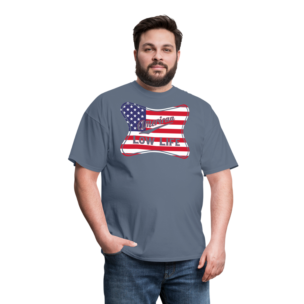 American - Flag - (Unisex) Classic T-Shirt - denim