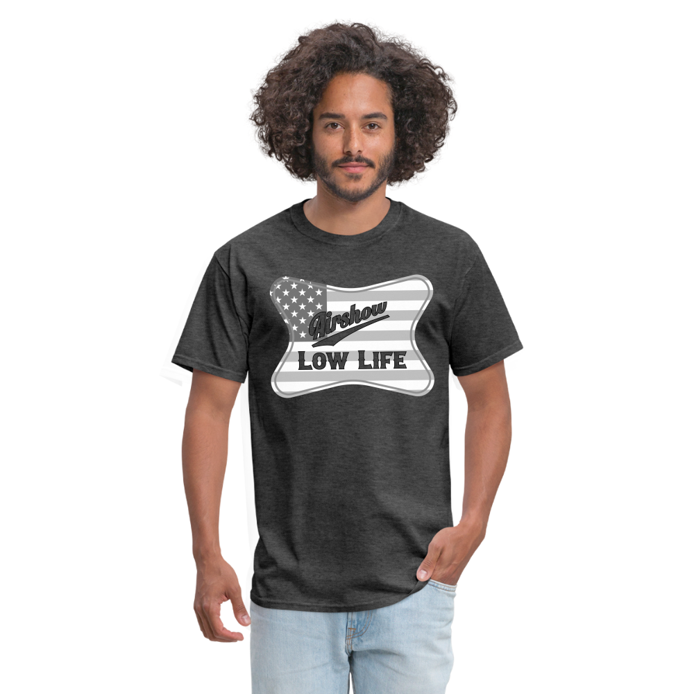 Airshow - American flag - Unisex Classic T-Shirt - heather black