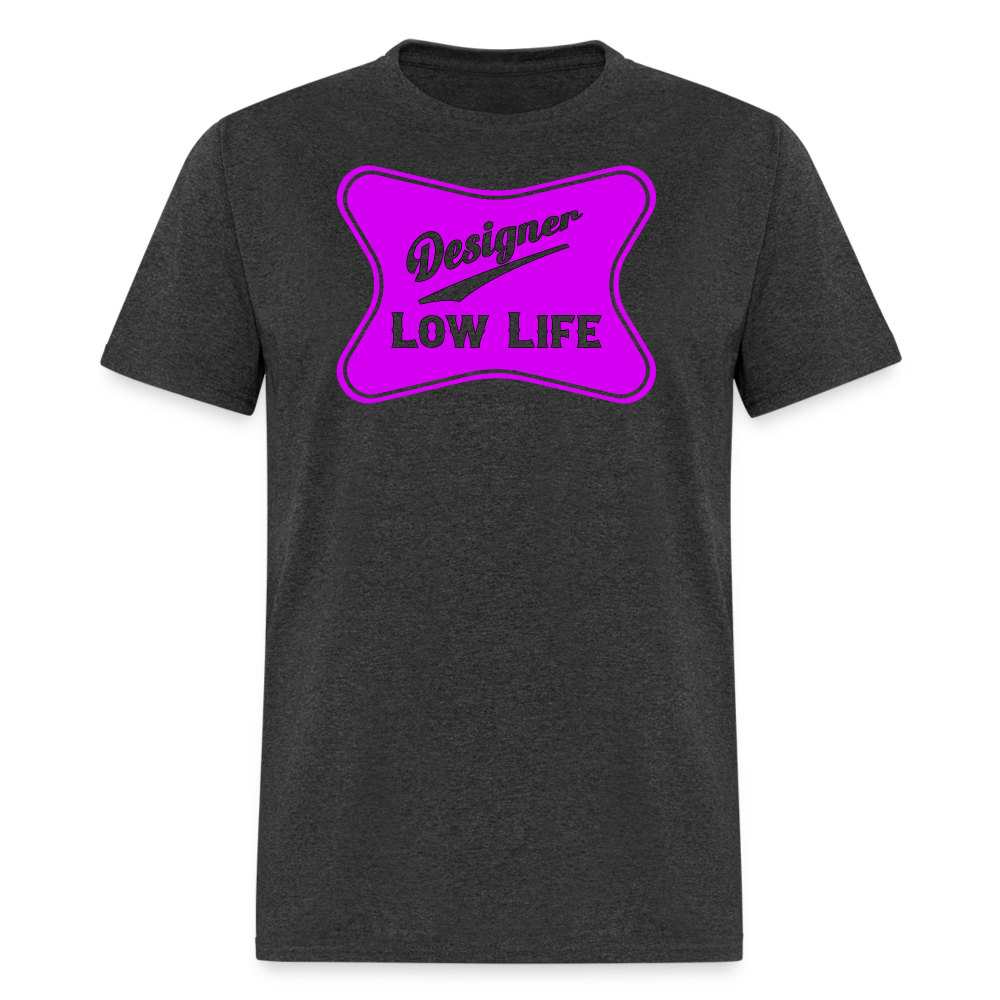 Designer - Light Purple - Unisex Classic T-Shirt - heather black